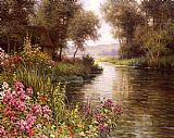 Fleur au bord de la Riviere by Louis Aston Knight